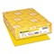Astrobrights Color Paper 24 lb 8.5 x 11 Solar Yellow 500/Ream